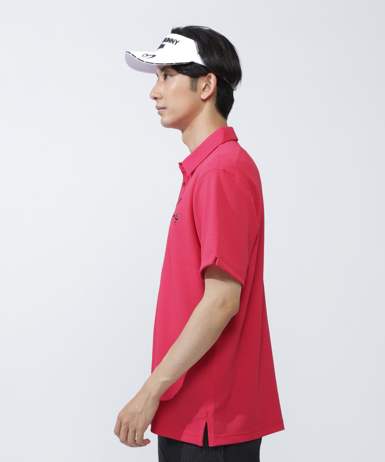 【SWAGGY BUNNY】ポップコーンハニカム半袖ポロシャツ