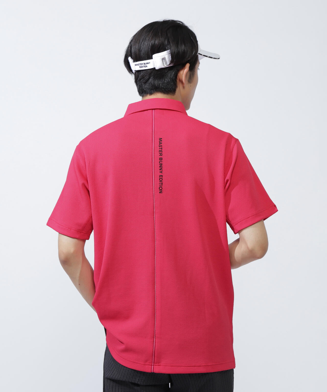 【SWAGGY BUNNY】ポップコーンハニカム半袖ポロシャツ