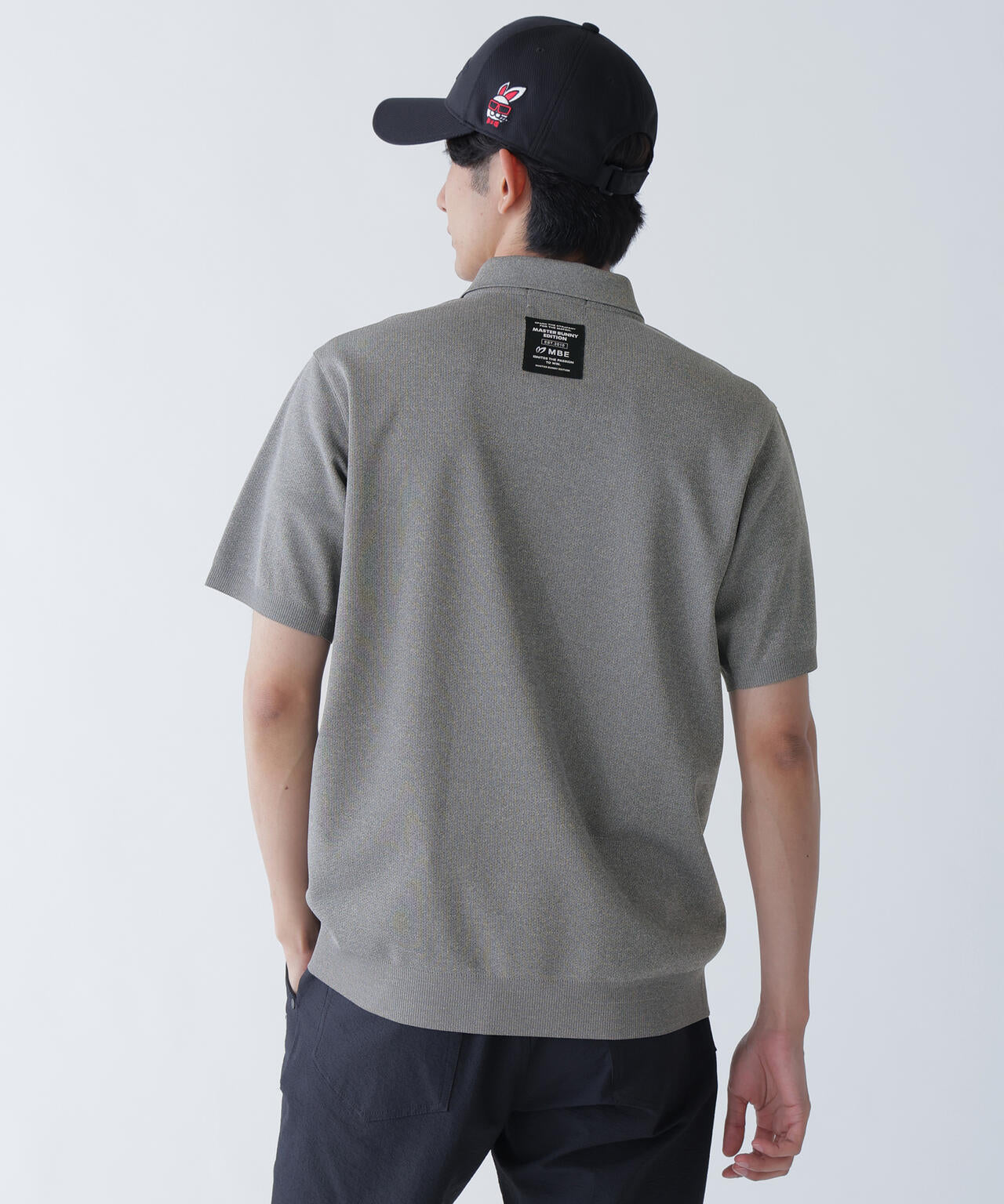 ハニカムリブスタート半袖ポロシャツ