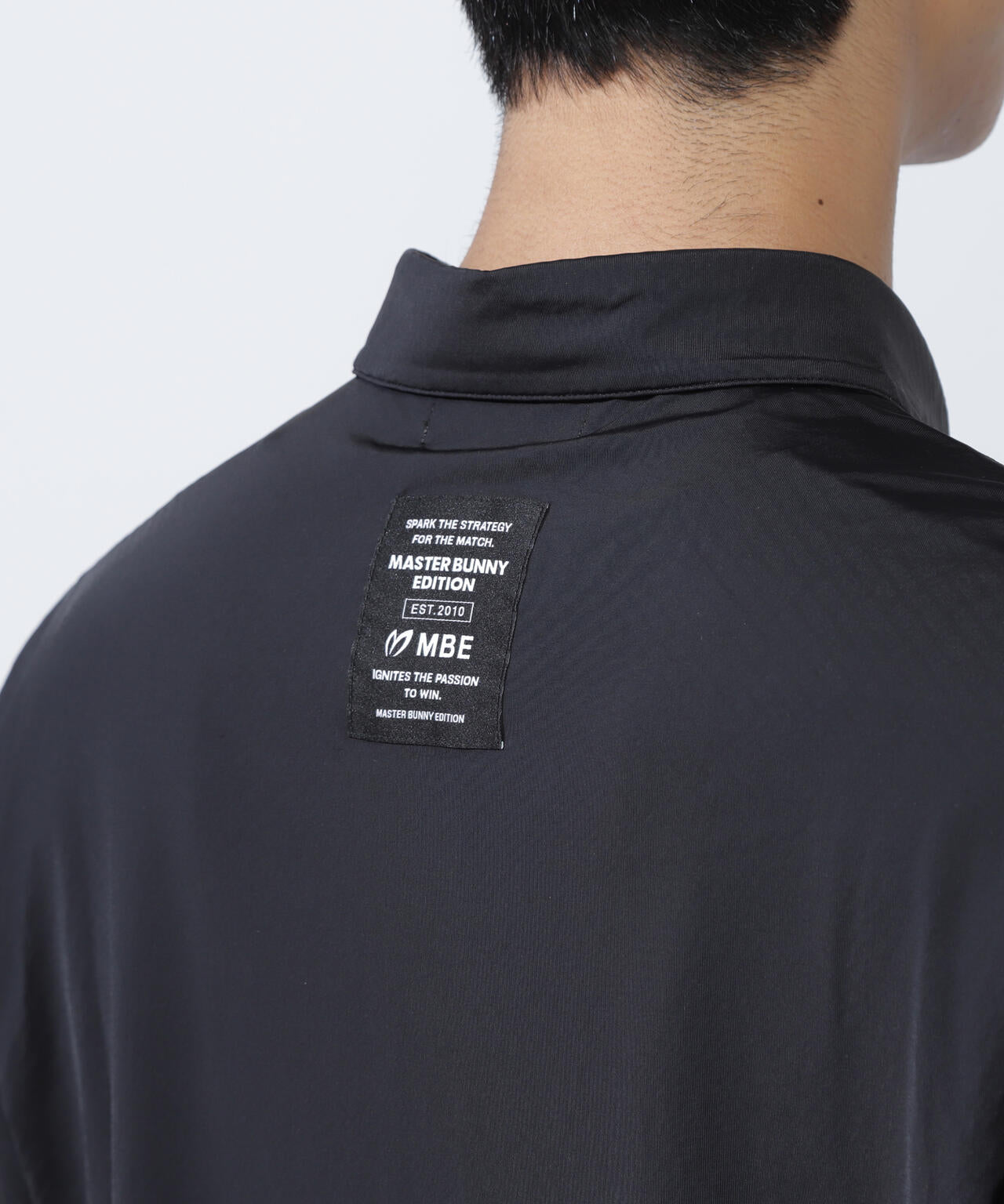 クロスミントサークルジャガード半袖ポロシャツ