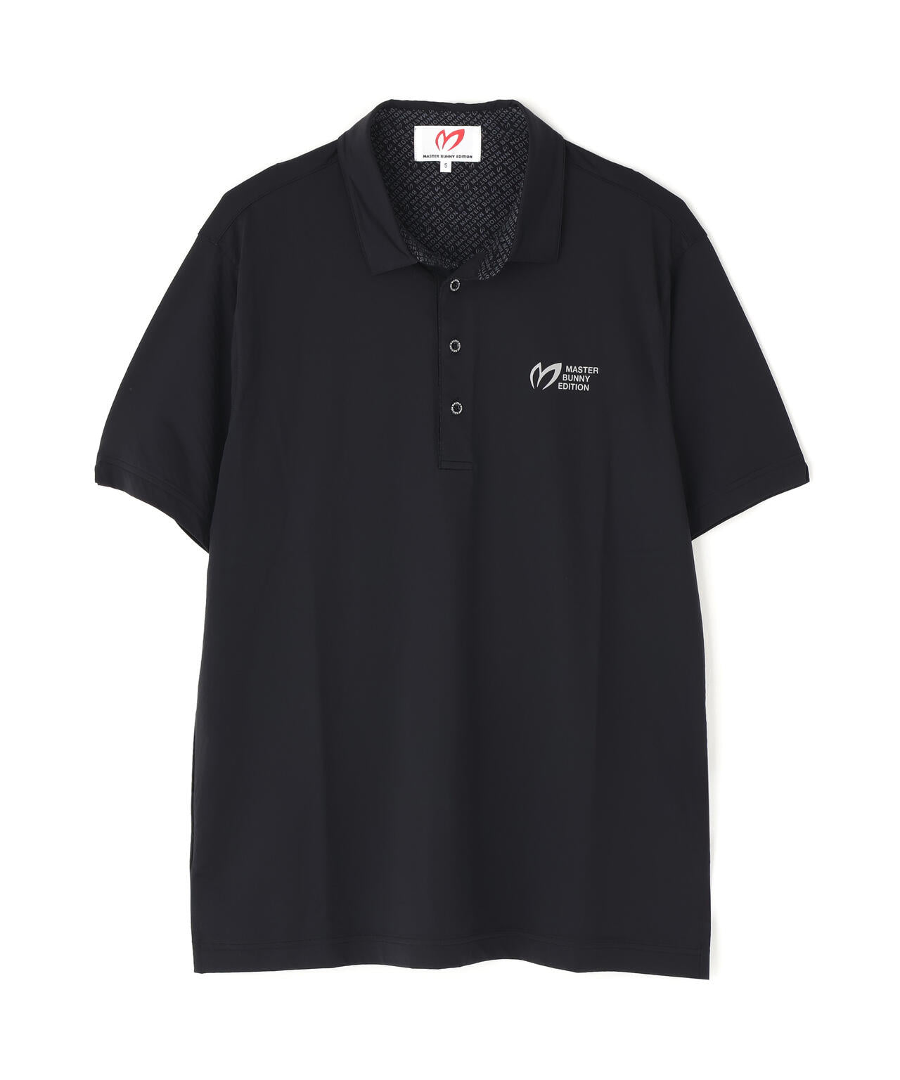 クロスミントサークルジャガード半袖ポロシャツ