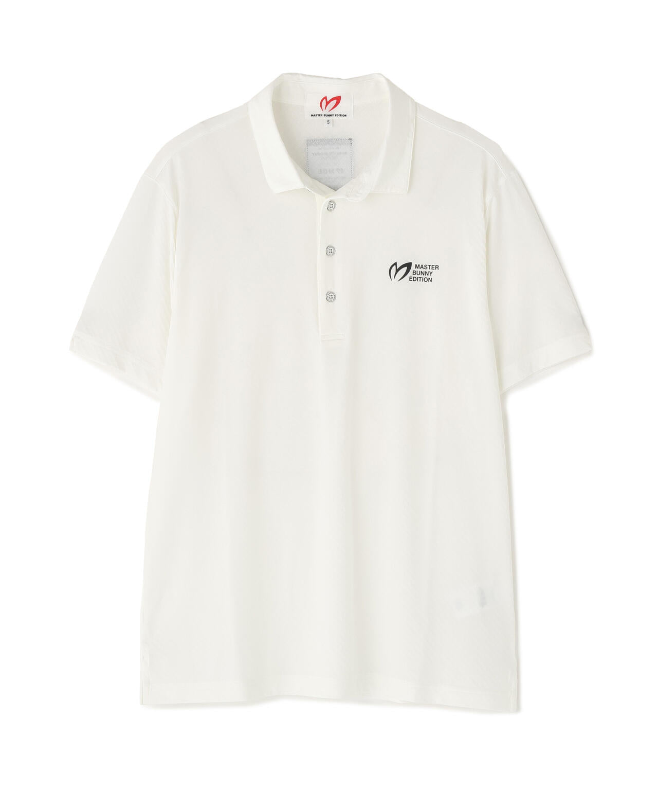 クロスミントサークルジャガード半袖ポロシャツ