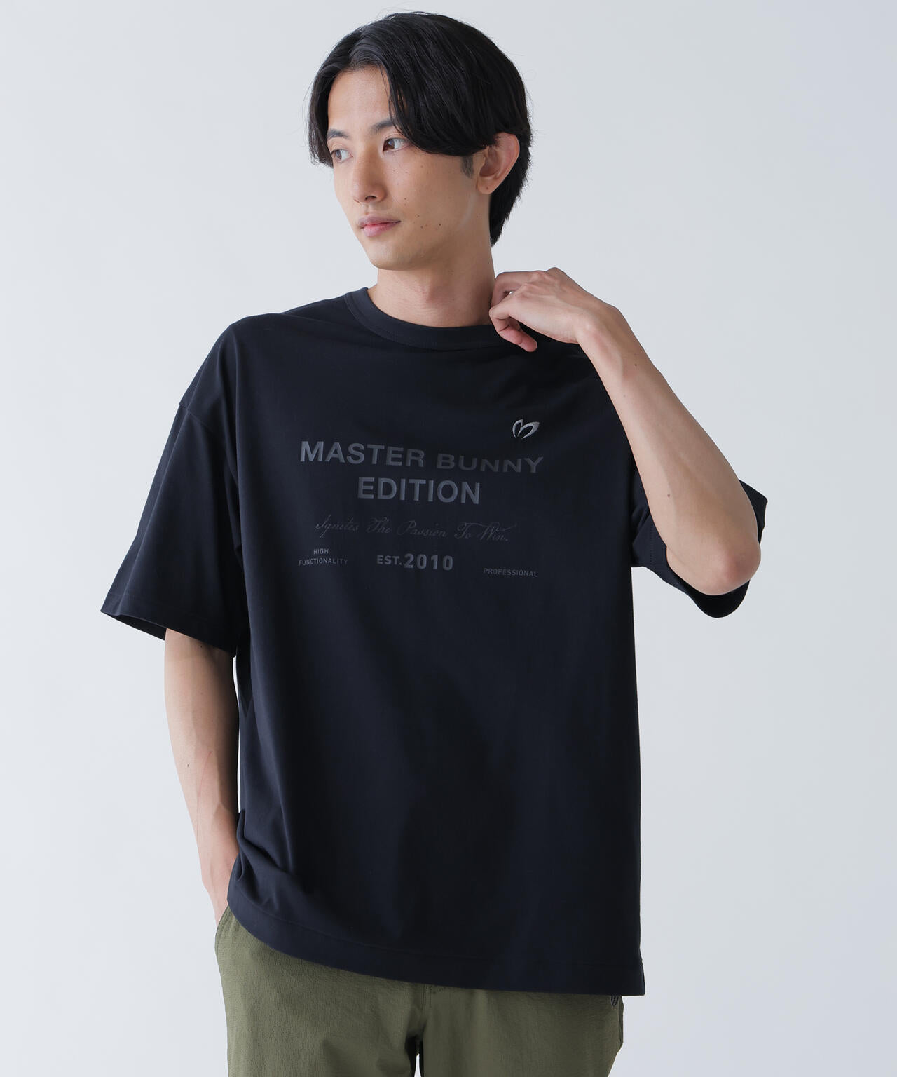 E.EARH ストレッチジャージ半袖Tシャツ