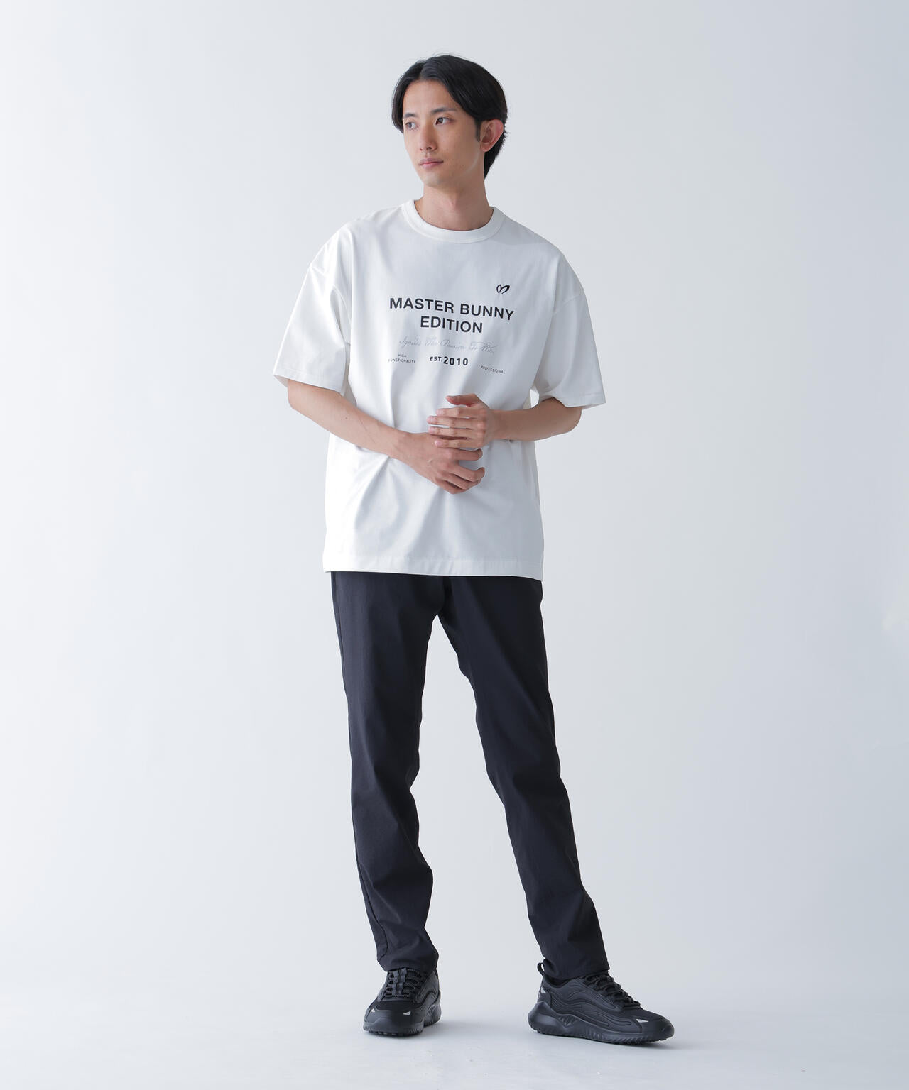 E.EARH ストレッチジャージ半袖Tシャツ