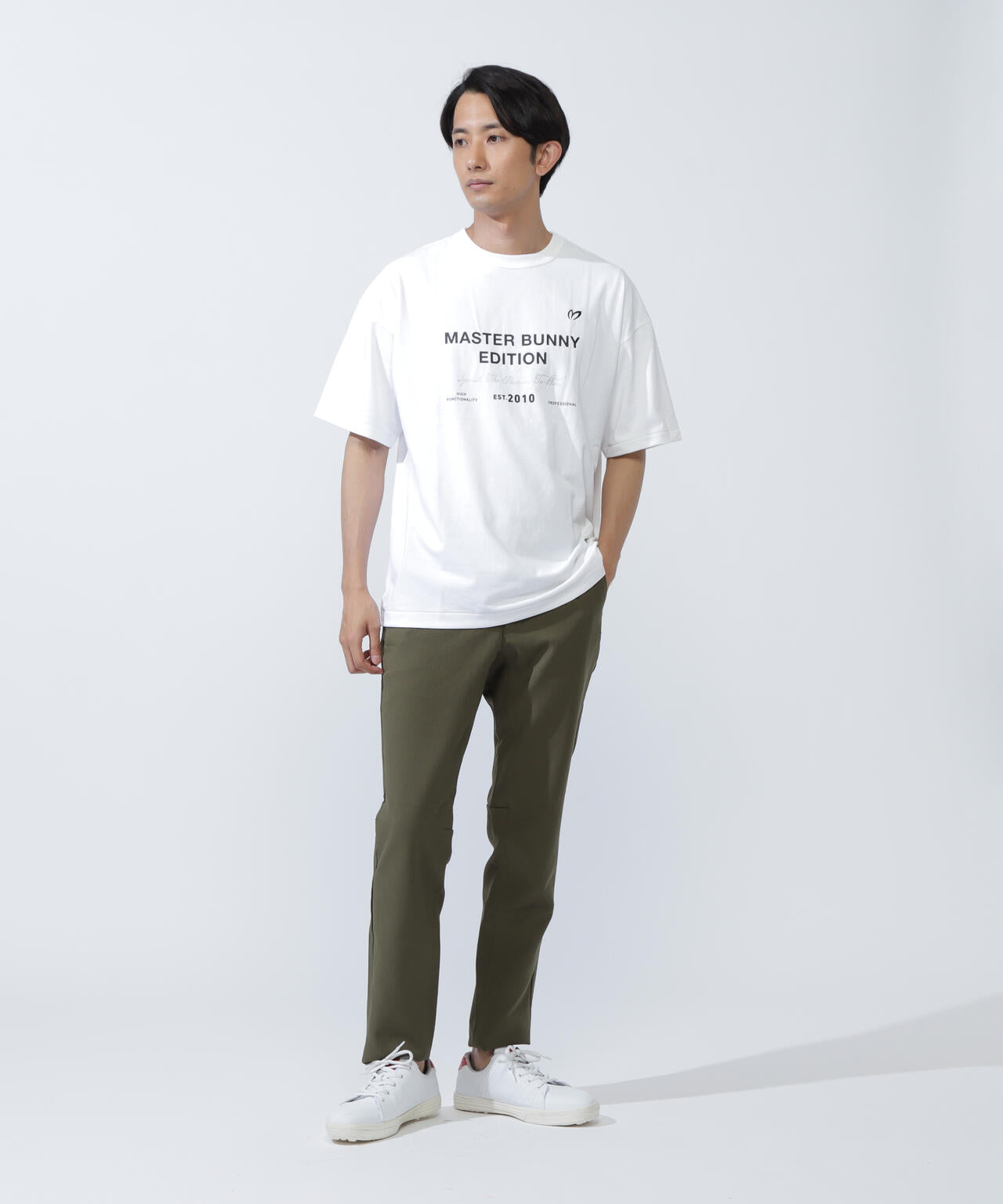E.EARH ストレッチジャージ半袖Tシャツ