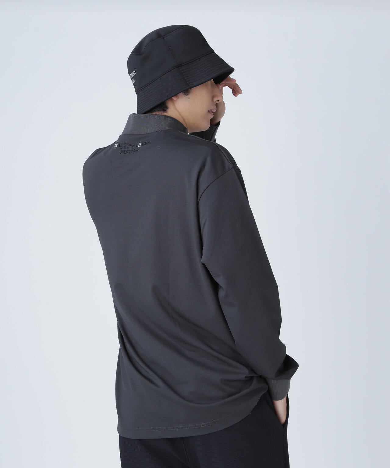 【上田桃子プロコラボカラーあり】Shine Ry/Nyストレッチポンチ長袖ハイネックカットソー