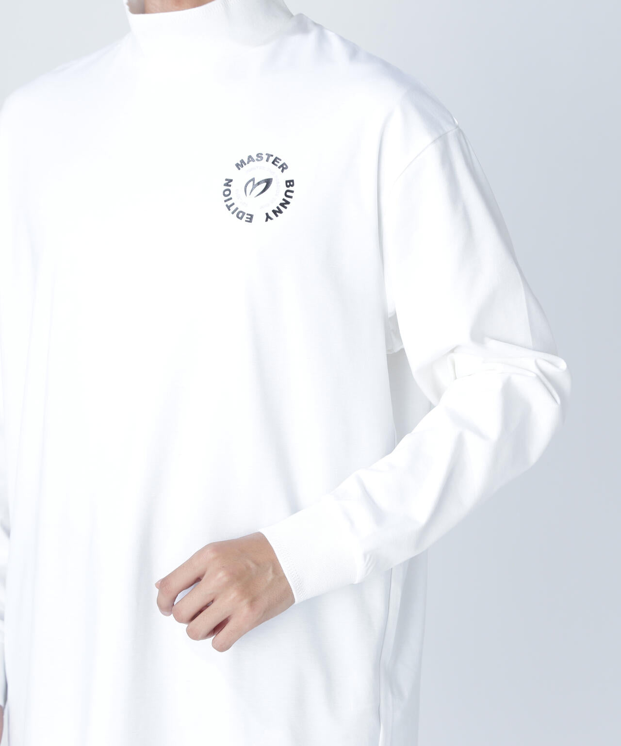 【上田桃子プロコラボカラーあり】Shine Ry/Nyストレッチポンチ長袖ハイネックカットソー