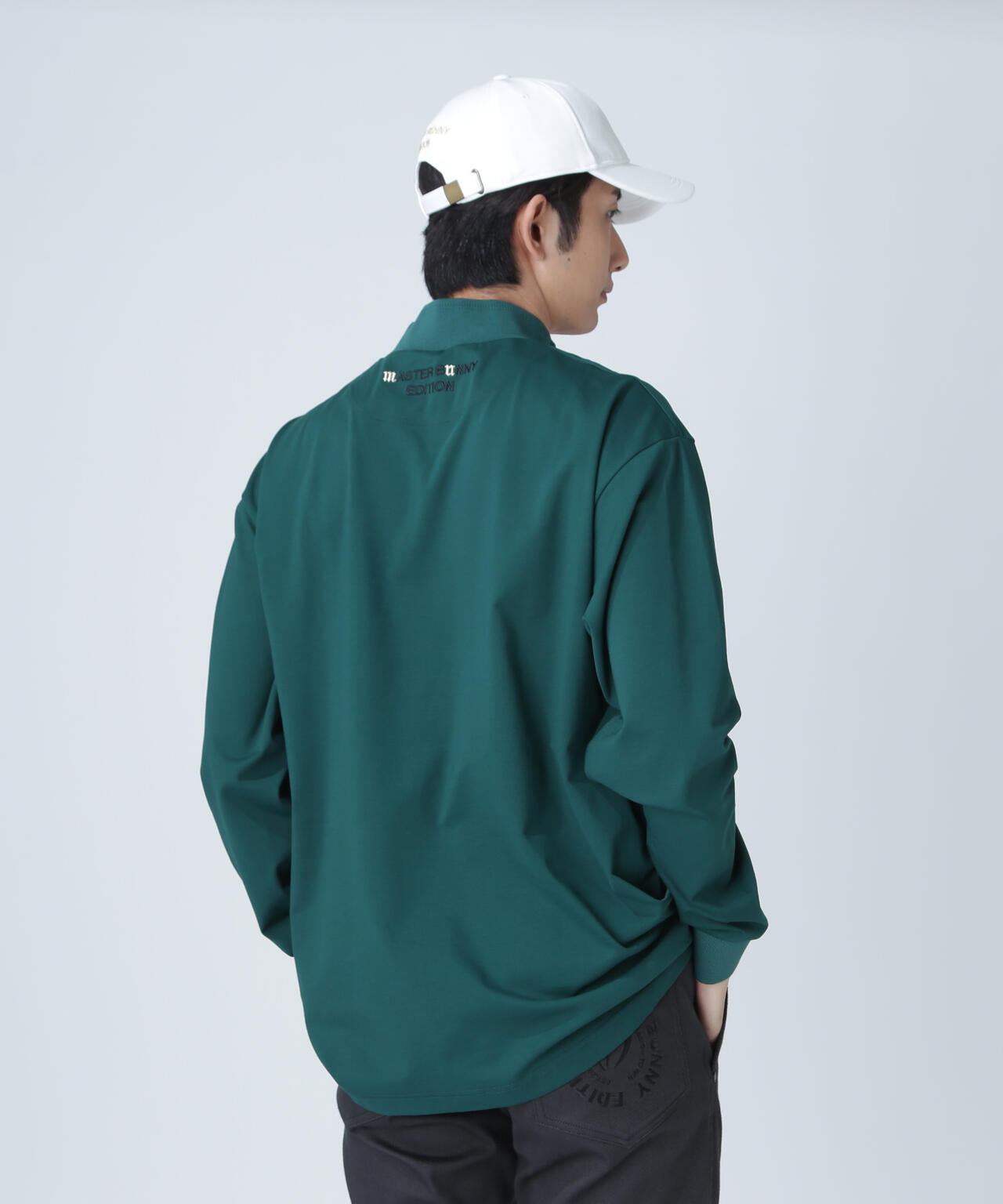 【上田桃子プロコラボカラーあり】Shine Ry/Nyストレッチポンチ長袖ハイネックカットソー