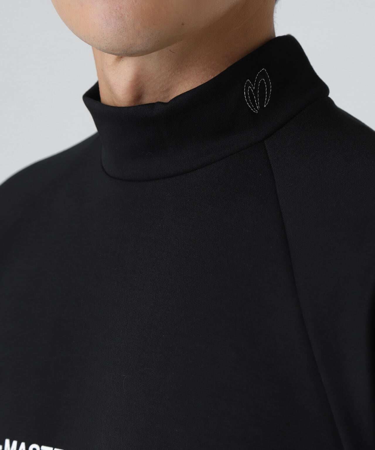 T/Rダンボール長袖ハイネックカットソー