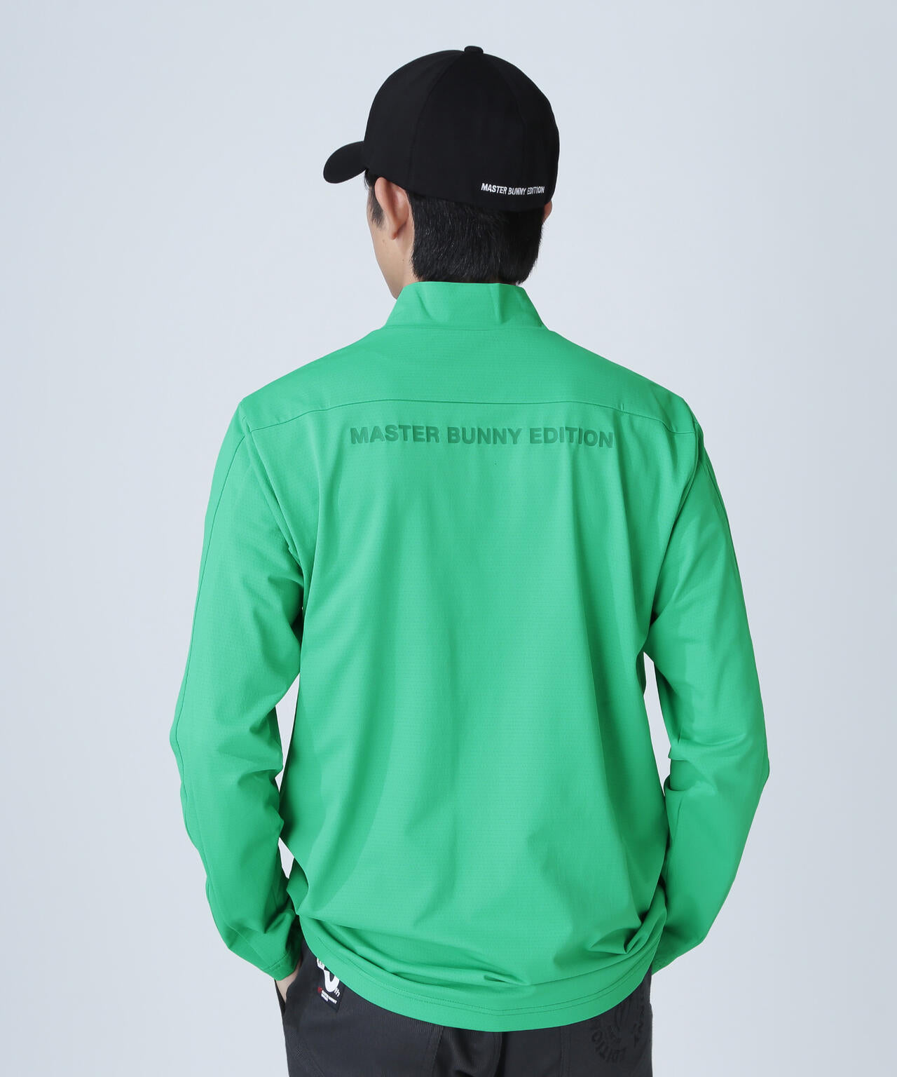 ドット長袖ハイネックカットソー