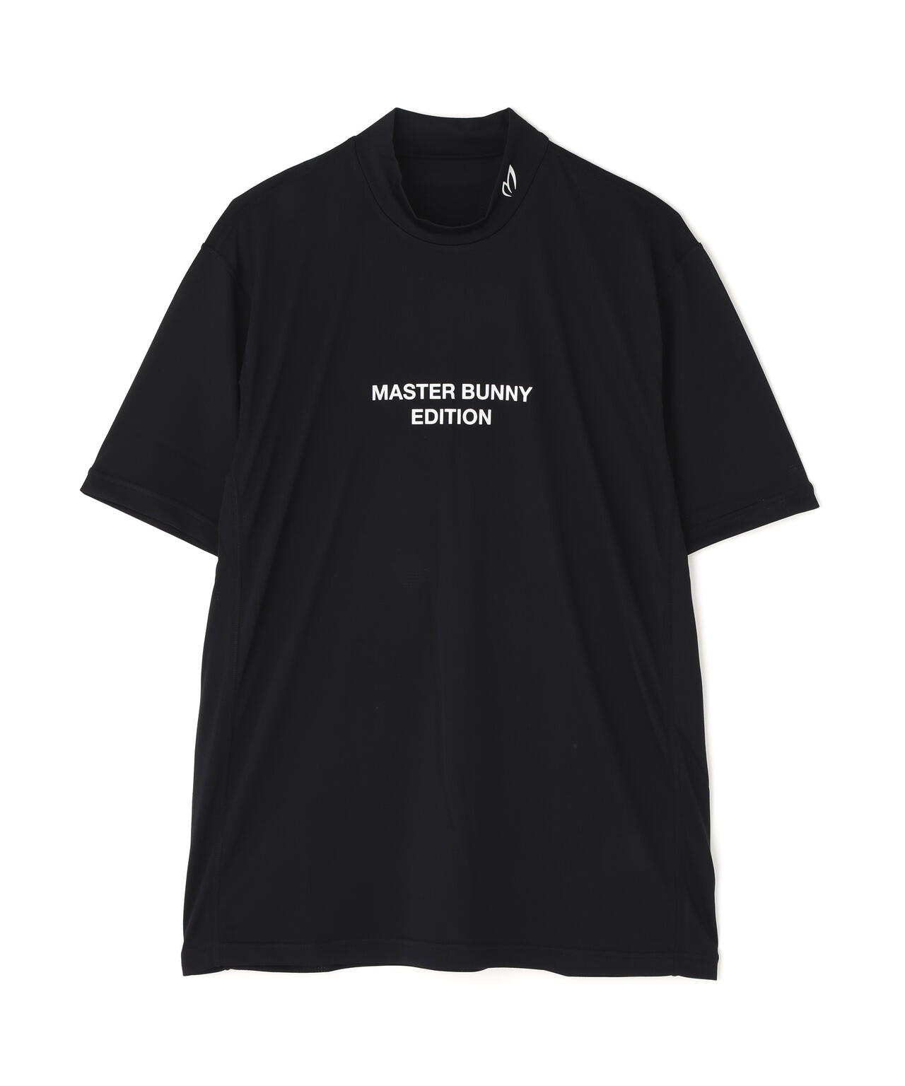 ベアメッシュ半袖モックネックカットソー