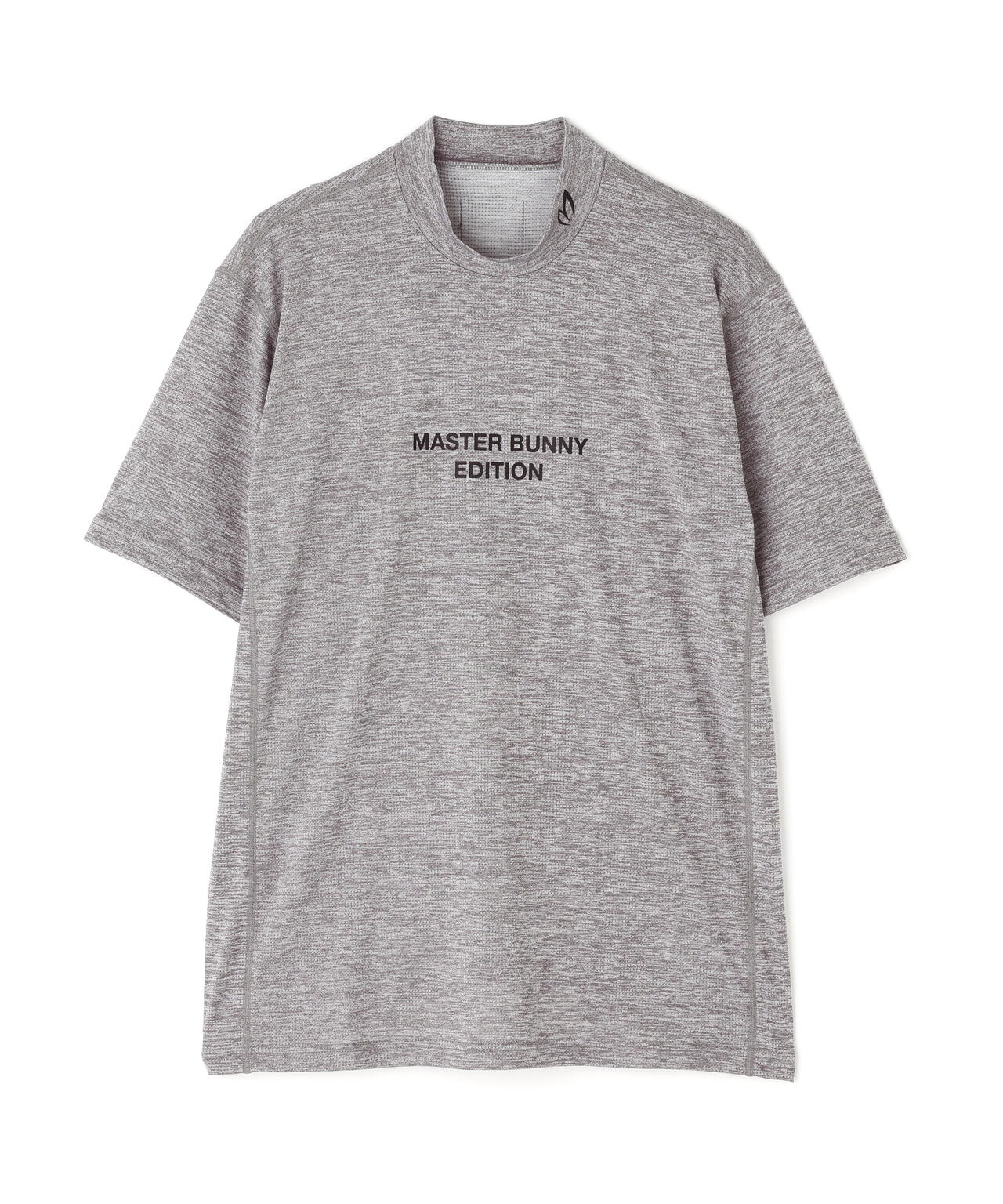 ベアメッシュ半袖モックネックカットソー