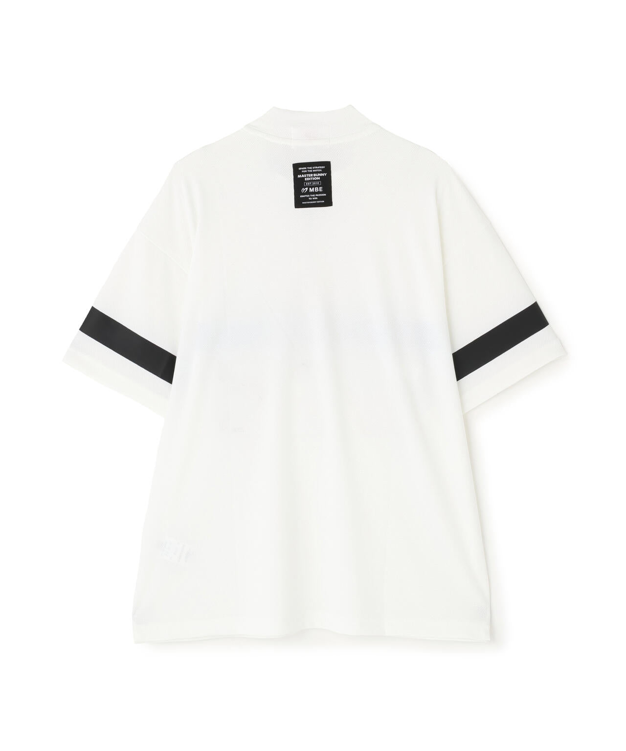 フルダルメッシュ半袖ハーフジップアップカットソー