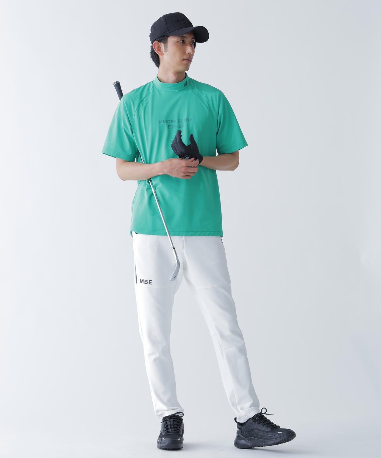 半袖ハイネックカットソー