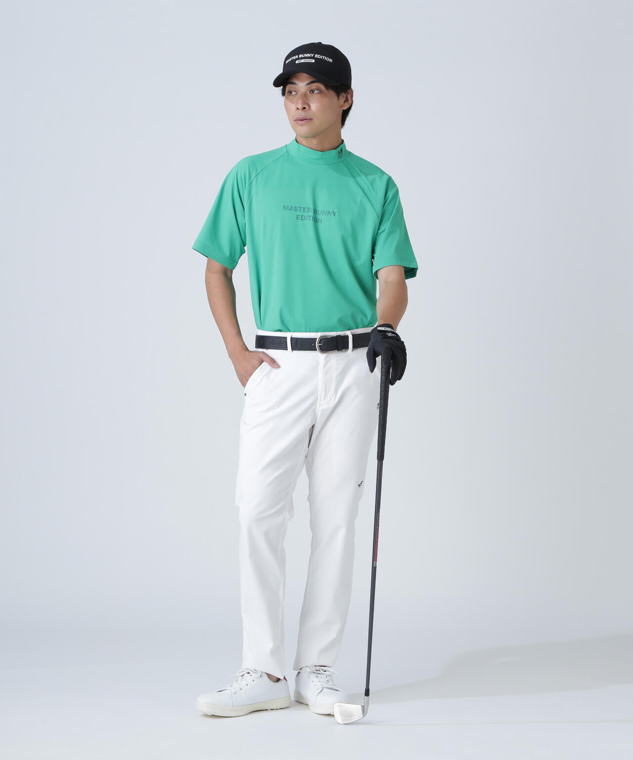 半袖ハイネックカットソー