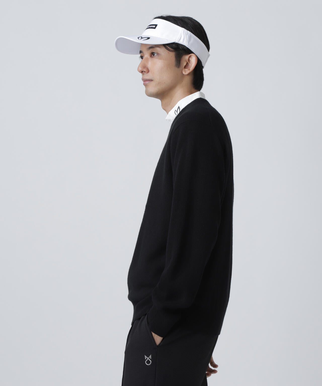 【上田桃子プロコラボカラーあり】カシミヤクルーネックニットプルオーバー