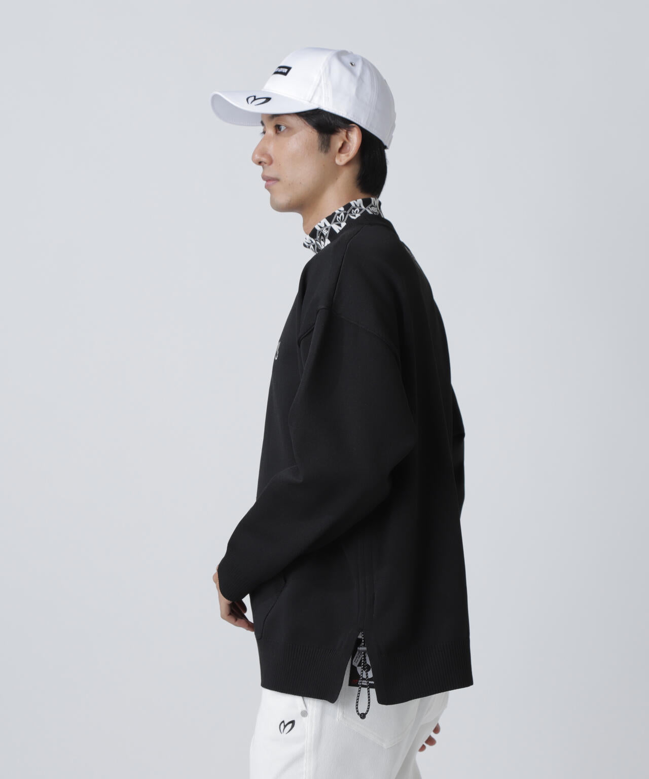 【上田桃子プロコラボカラーあり】クルーネックニットプルオーバー