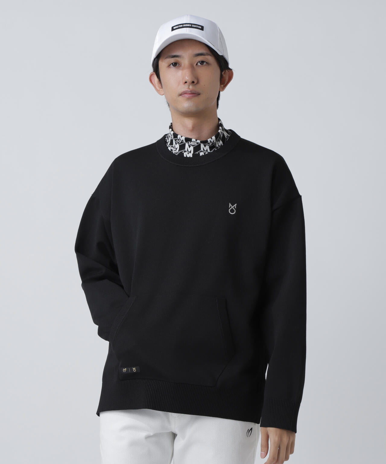 【上田桃子プロコラボカラーあり】クルーネックニットプルオーバー