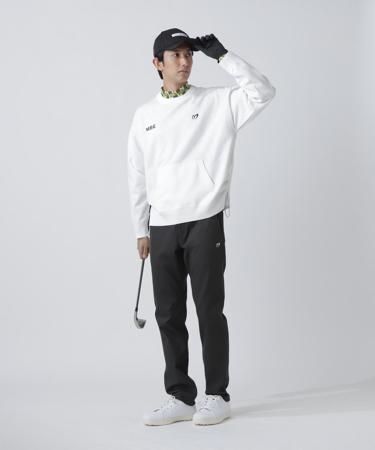 【上田桃子プロコラボカラーあり】クルーネックニットプルオーバー