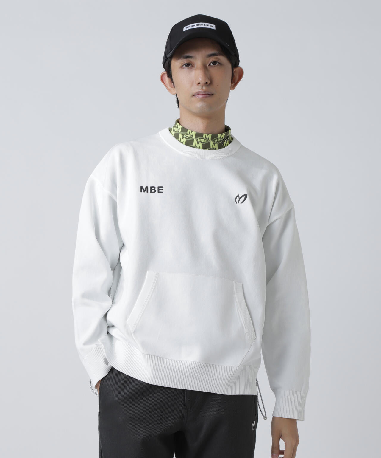 【上田桃子プロコラボカラーあり】クルーネックニットプルオーバー