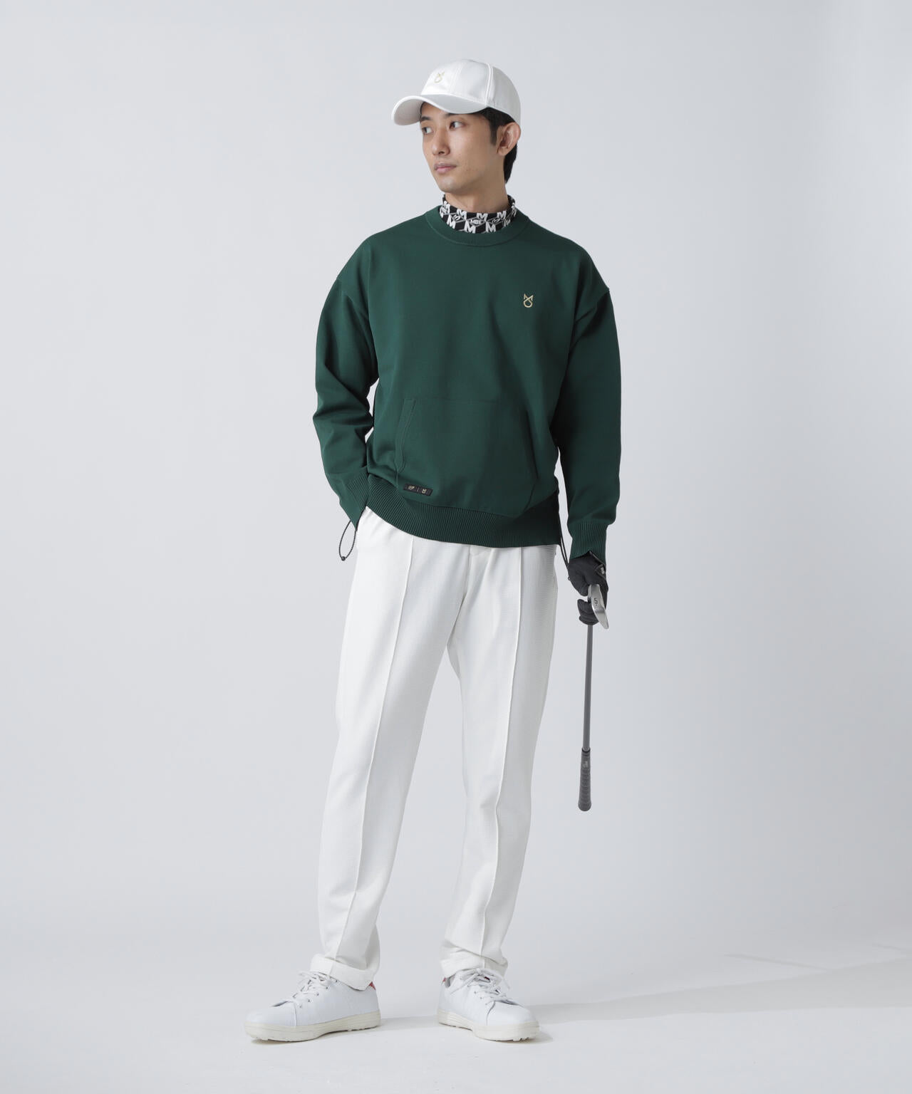 【上田桃子プロコラボカラーあり】クルーネックニットプルオーバー