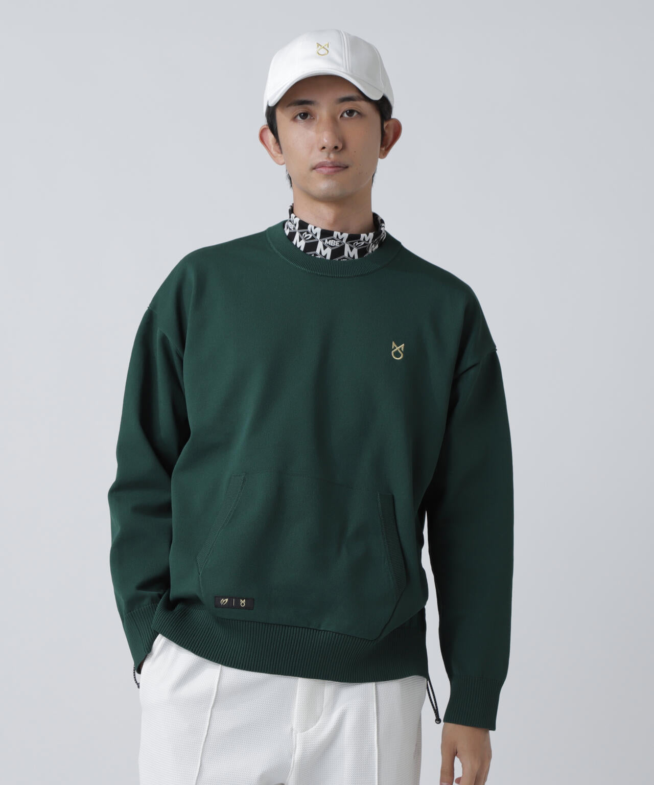 【上田桃子プロコラボカラーあり】クルーネックニットプルオーバー