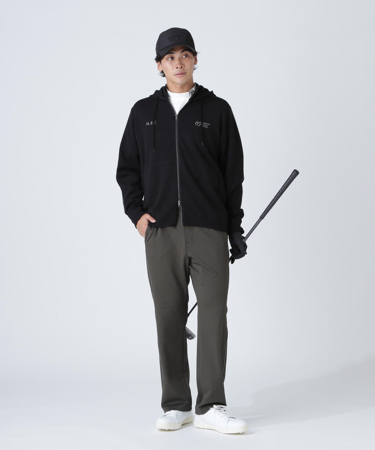 Regentフルジップニットフーディ