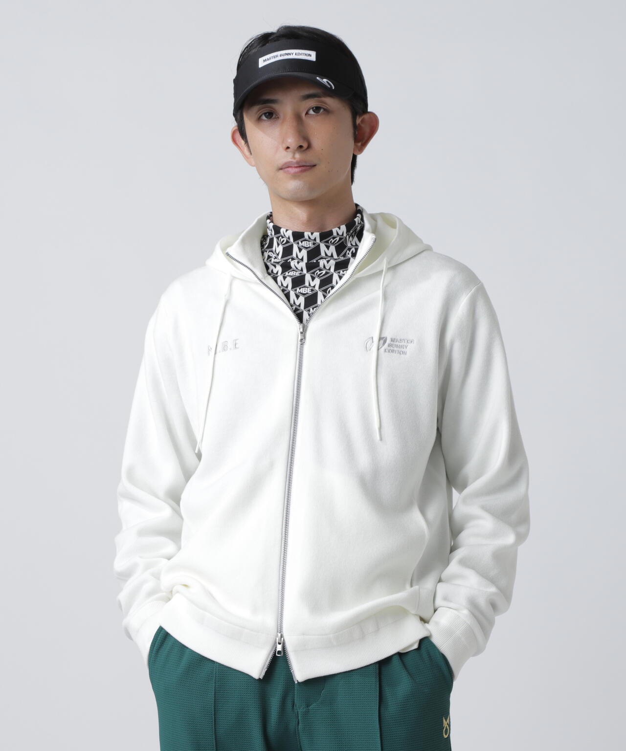 Regentフルジップニットフーディ