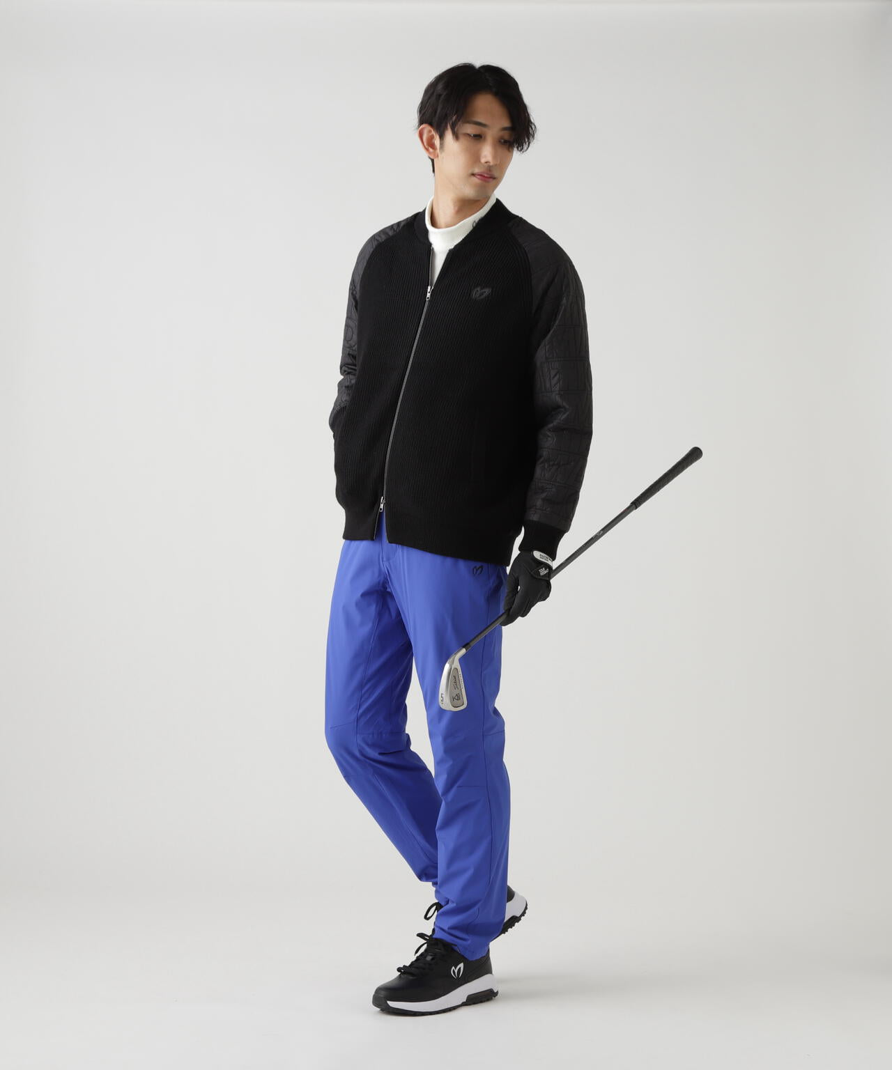 ニットジップブルゾン