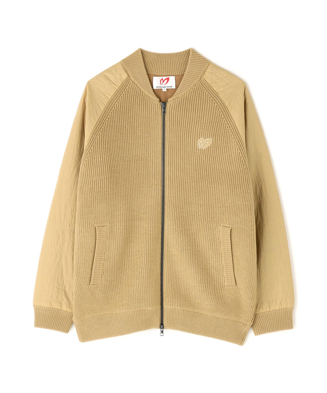 ニットジップブルゾン