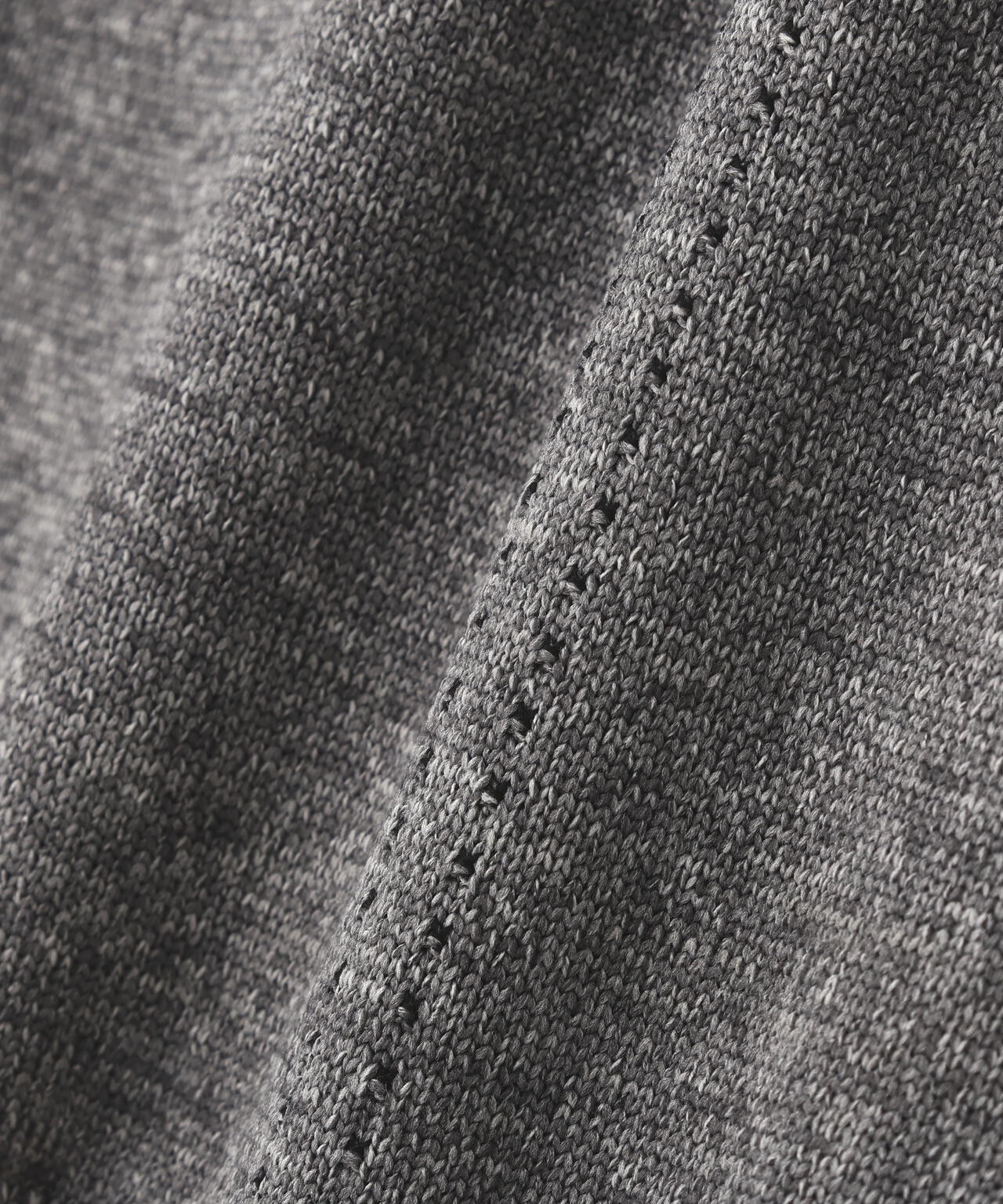 クルーネックニットベスト