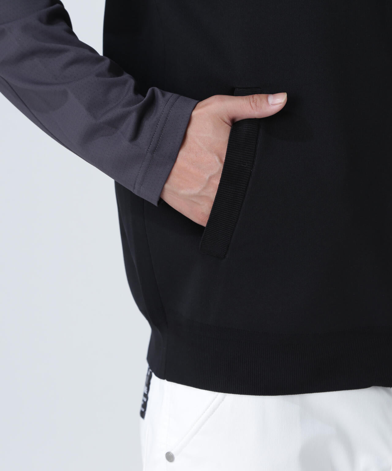 フルジップアップニットベスト