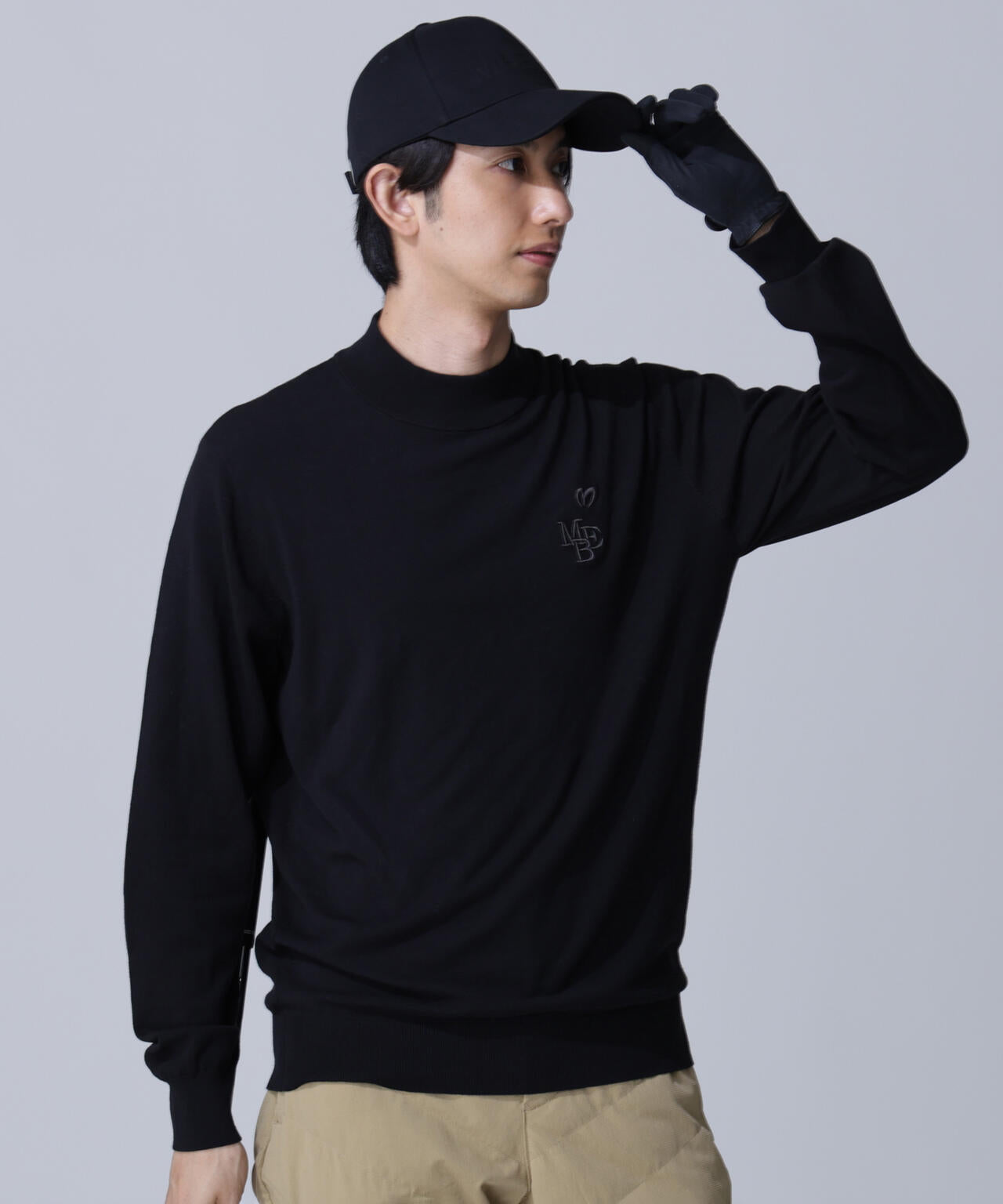 【岩井ツインズコラボカラーあり】ハイネックニットプルオーバー