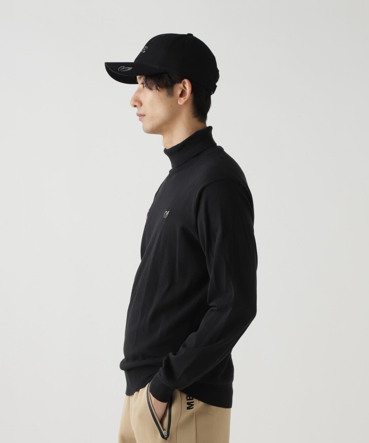 【岩井ツインズコラボカラーあり】ハイネックニットプルオーバー