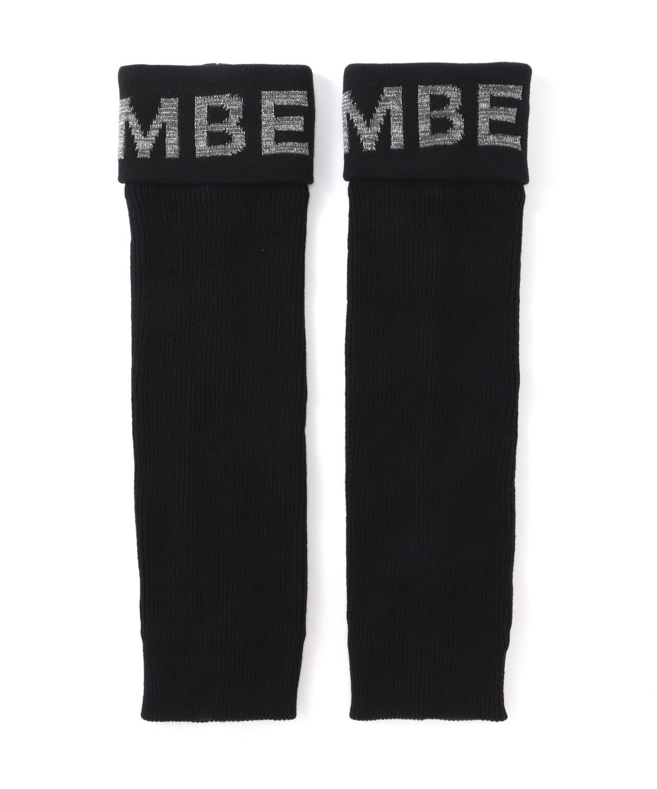 ロゴジャガードニットレッグウォーマー (UNISEX)