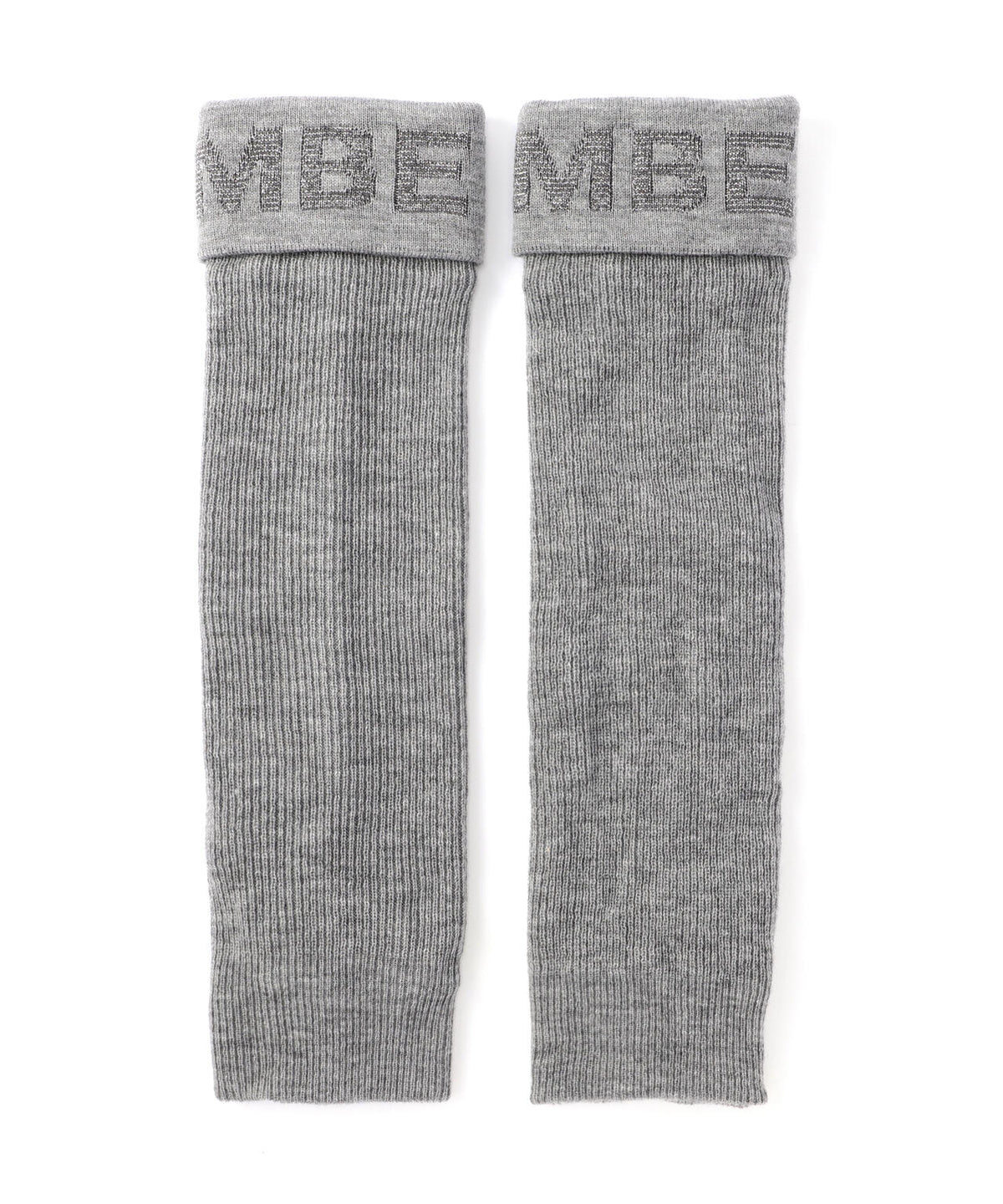 ロゴジャガードニットレッグウォーマー (UNISEX)
