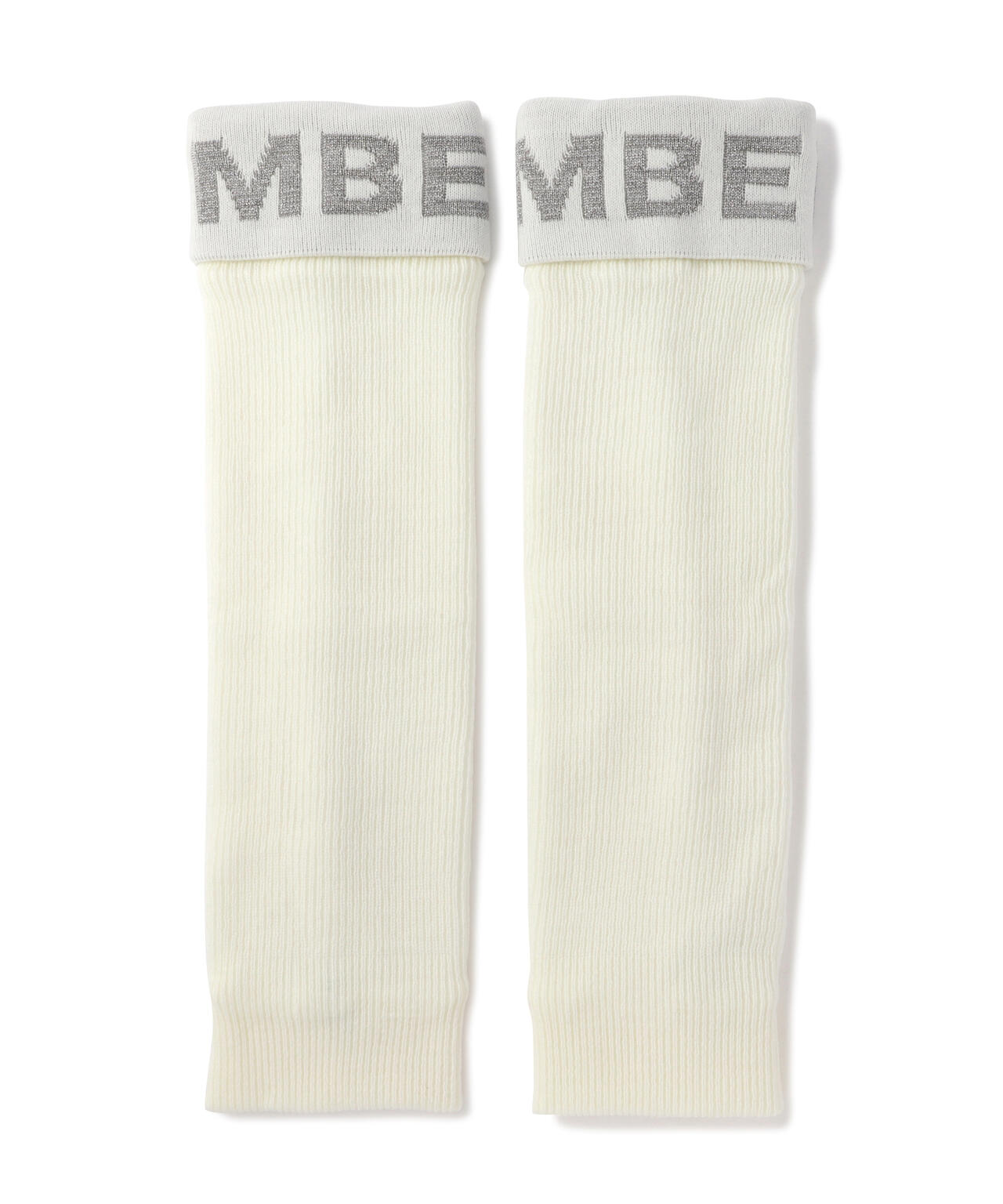 ロゴジャガードニットレッグウォーマー (UNISEX)