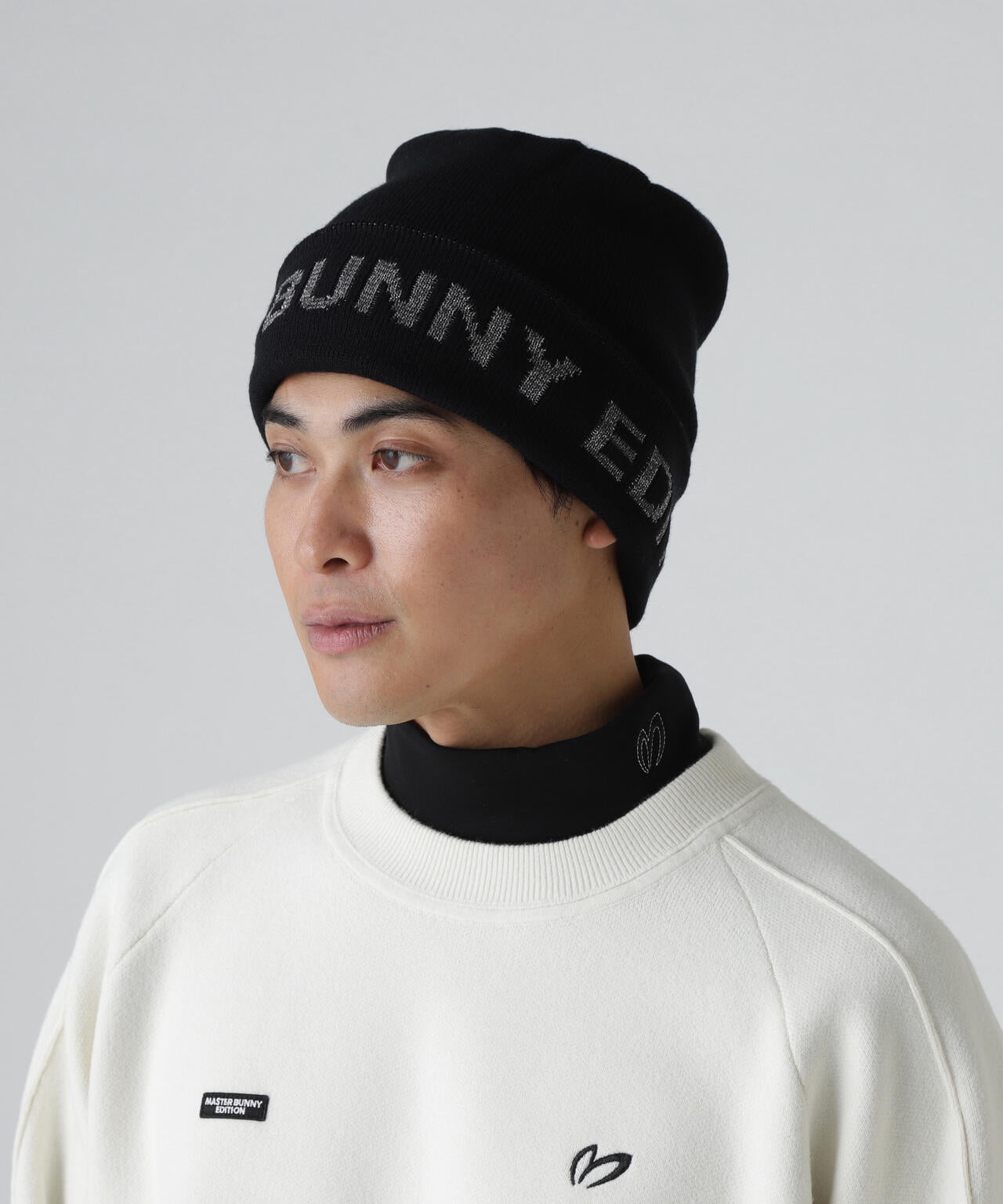 ロゴジャガードニットキャップ (UNISEX)