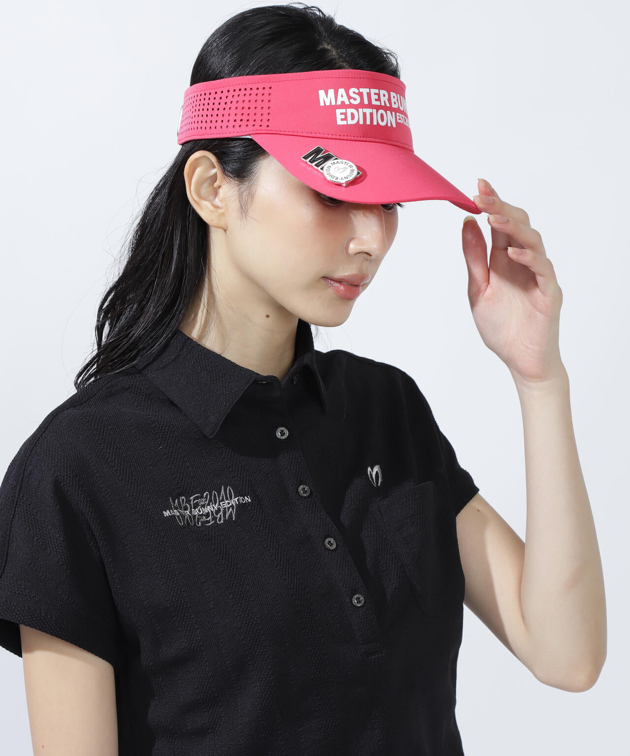 マーカー付きメッシュバイザー (UNISEX)