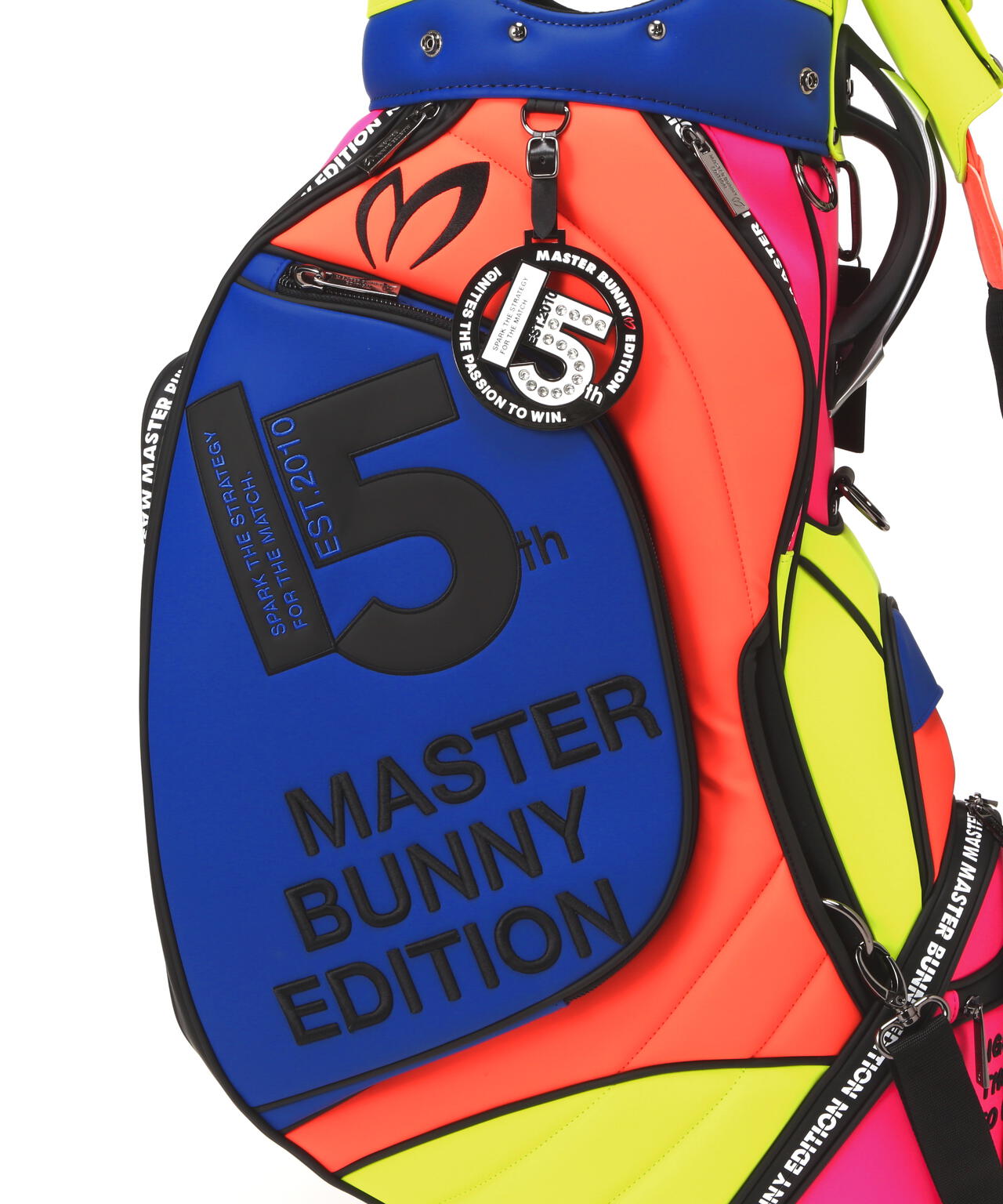 【15周年】2025年モデル マルチカラーPRO仕様 キャディバッグ (46インチ対応) (9.5型) (UNISEX)