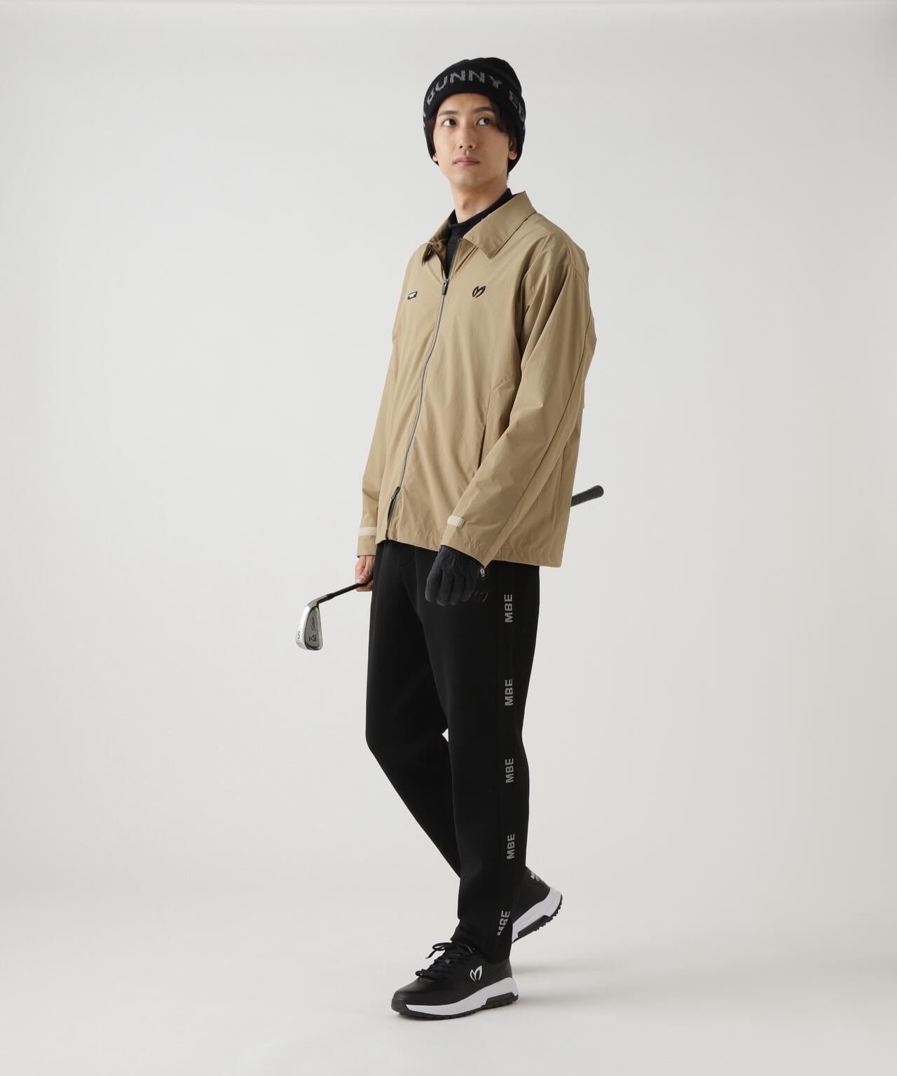 カジナイロンストレッチジップジャケット