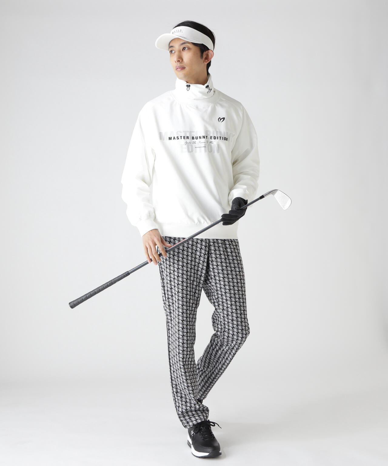 千鳥ジャガードパンツ