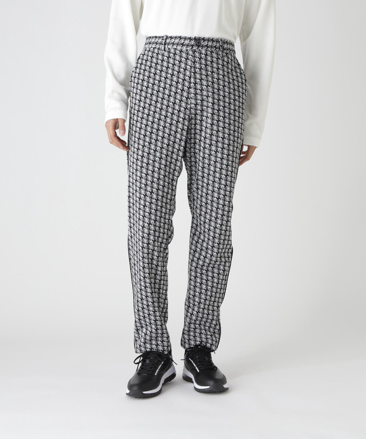 千鳥ジャガードパンツ