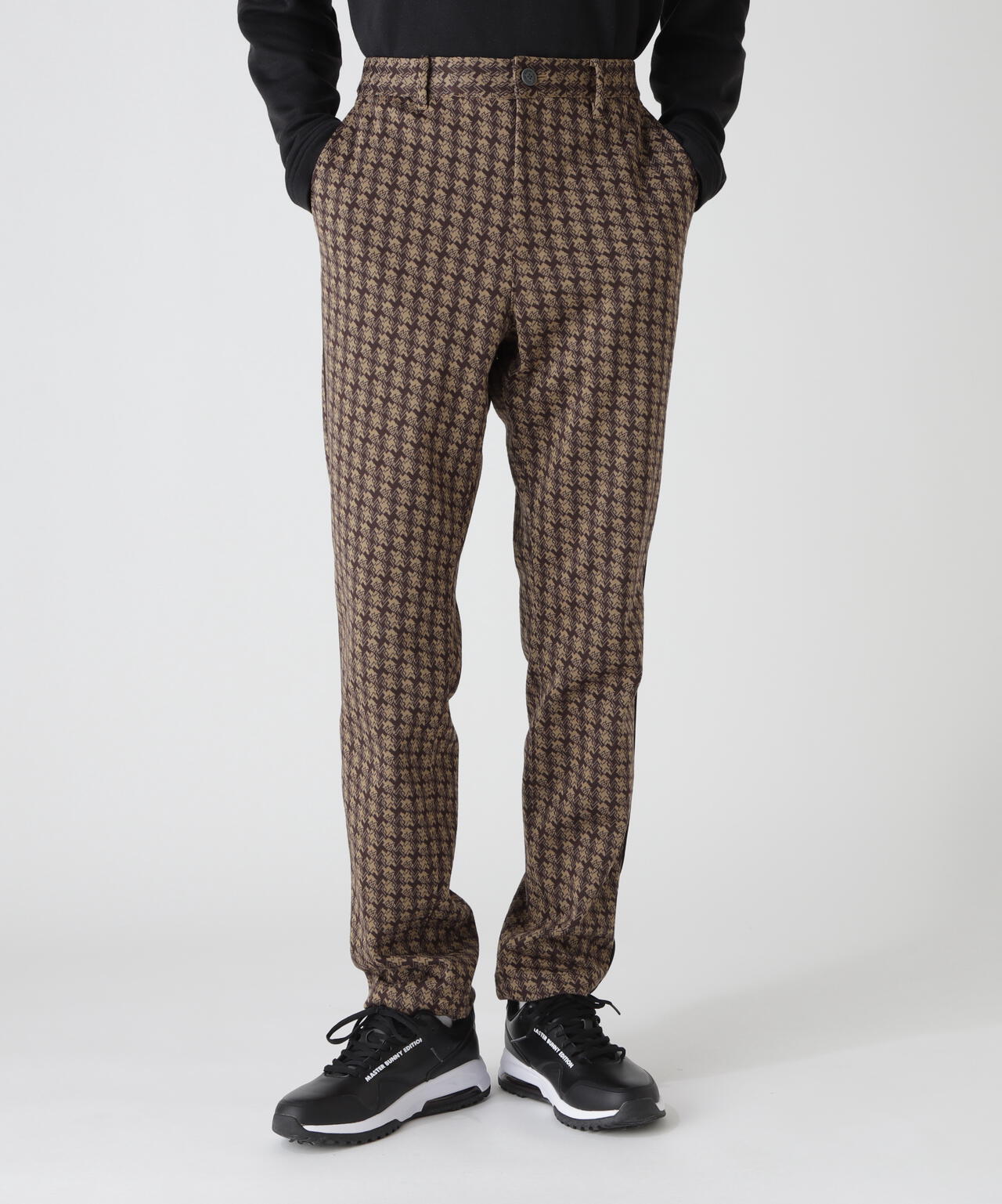 千鳥ジャガードパンツ