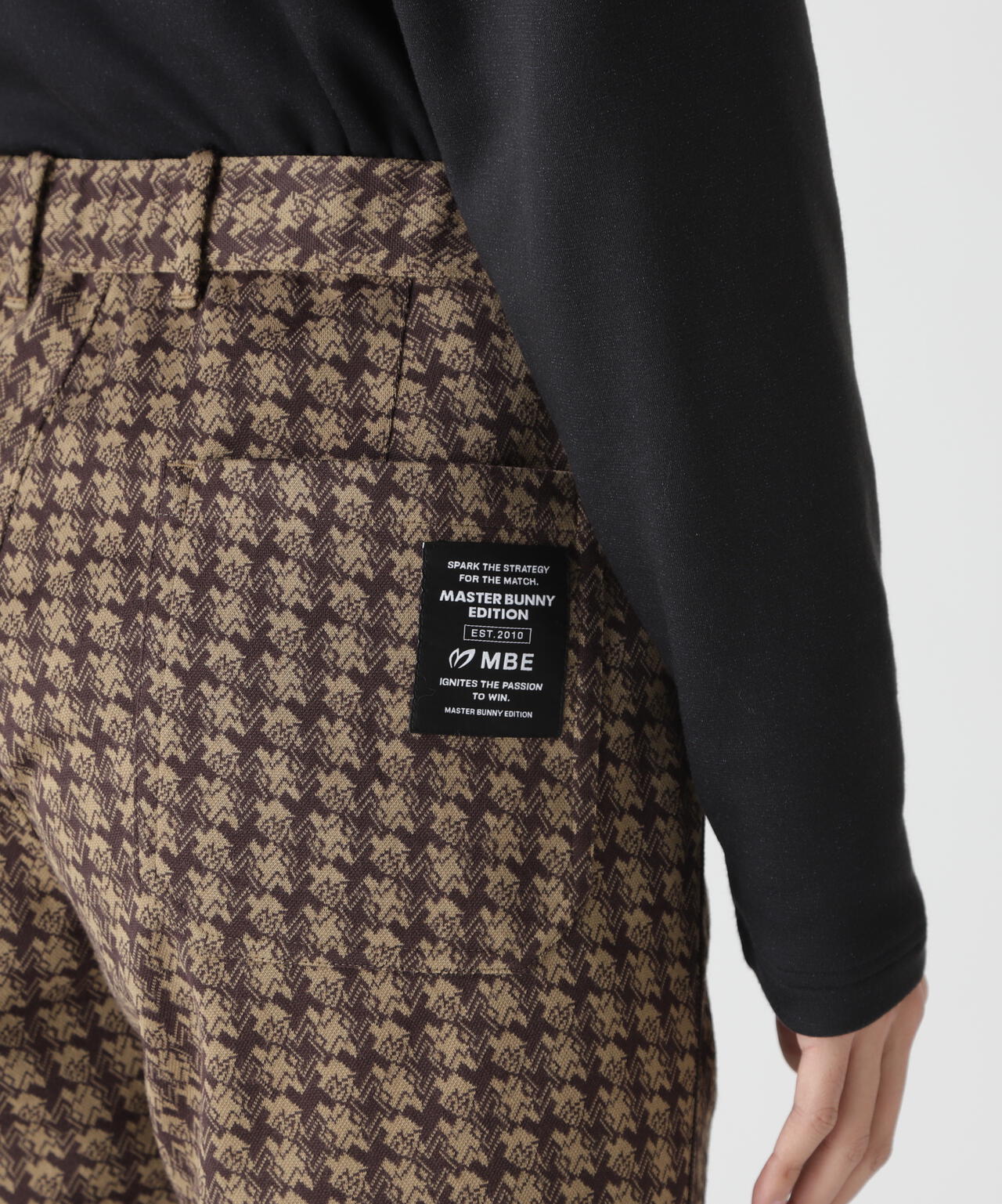 千鳥ジャガードパンツ