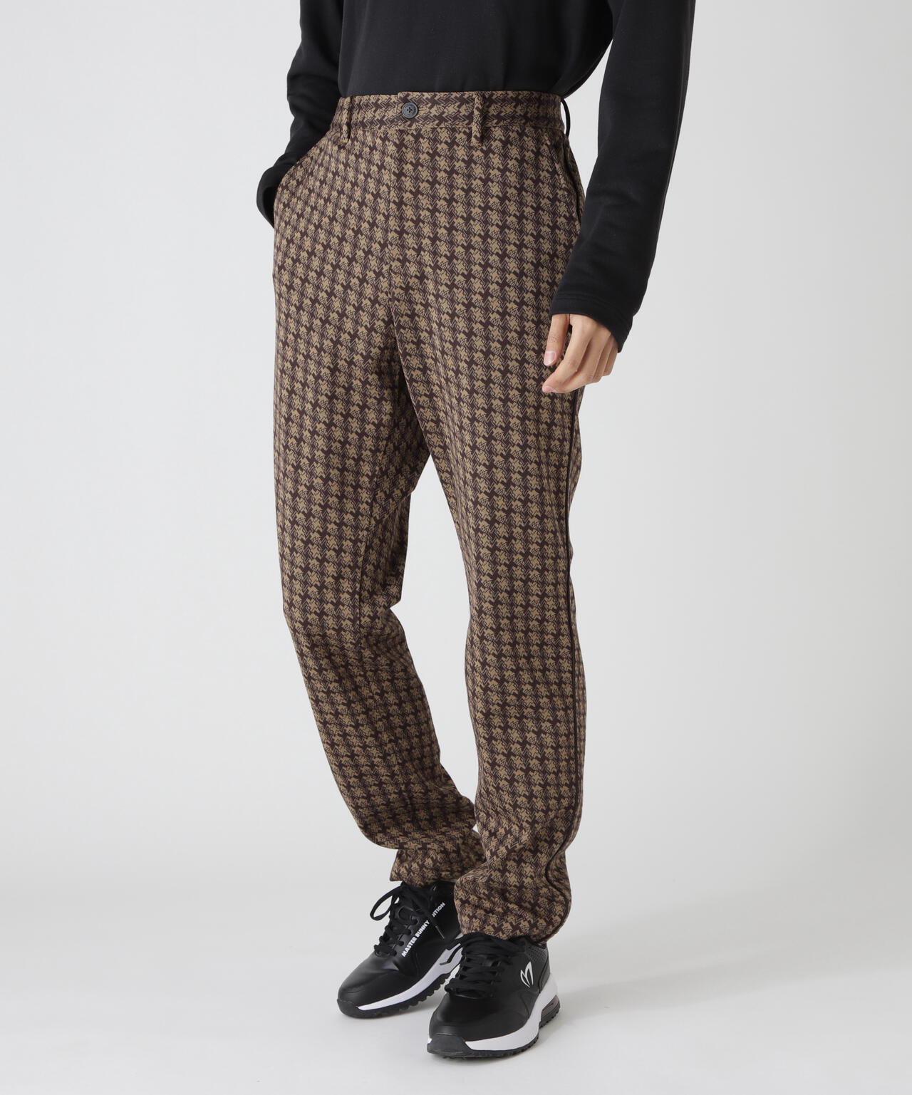 千鳥ジャガードパンツ