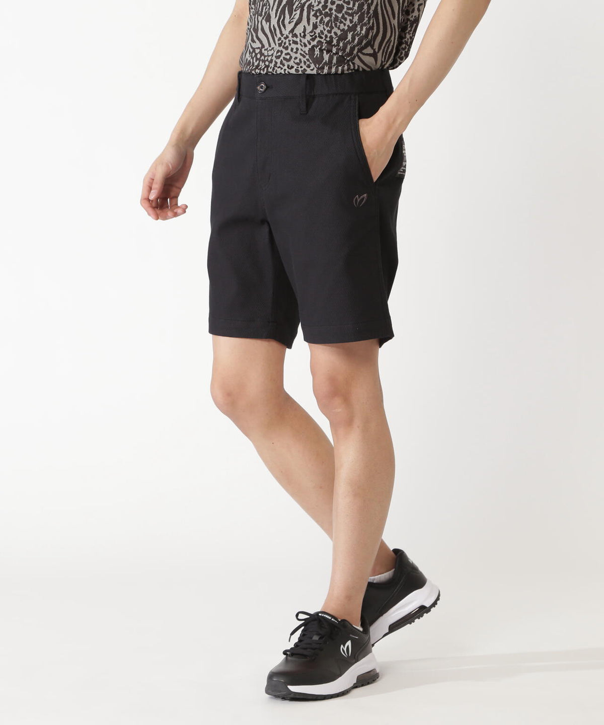 コットンストレッチドビーショートパンツ