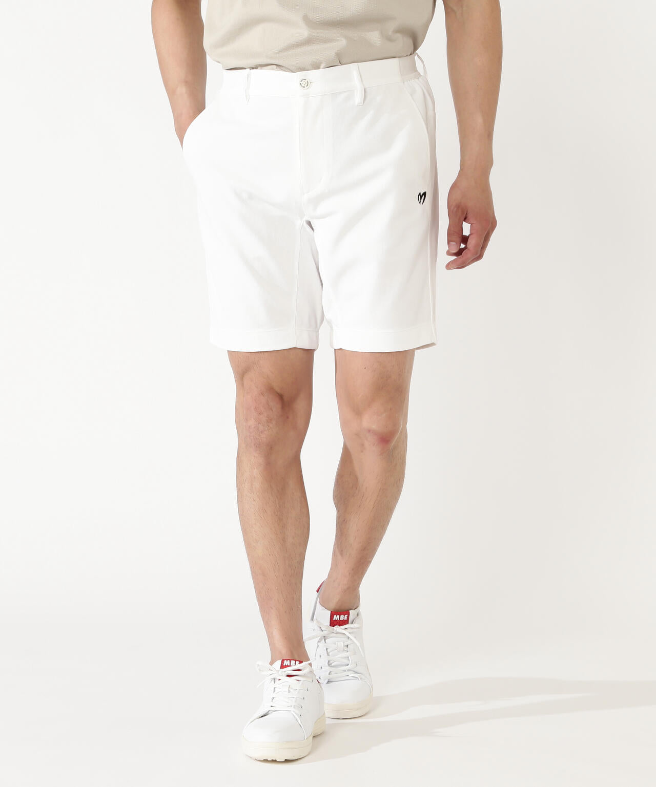 ポリエステルニットドビーショートパンツ