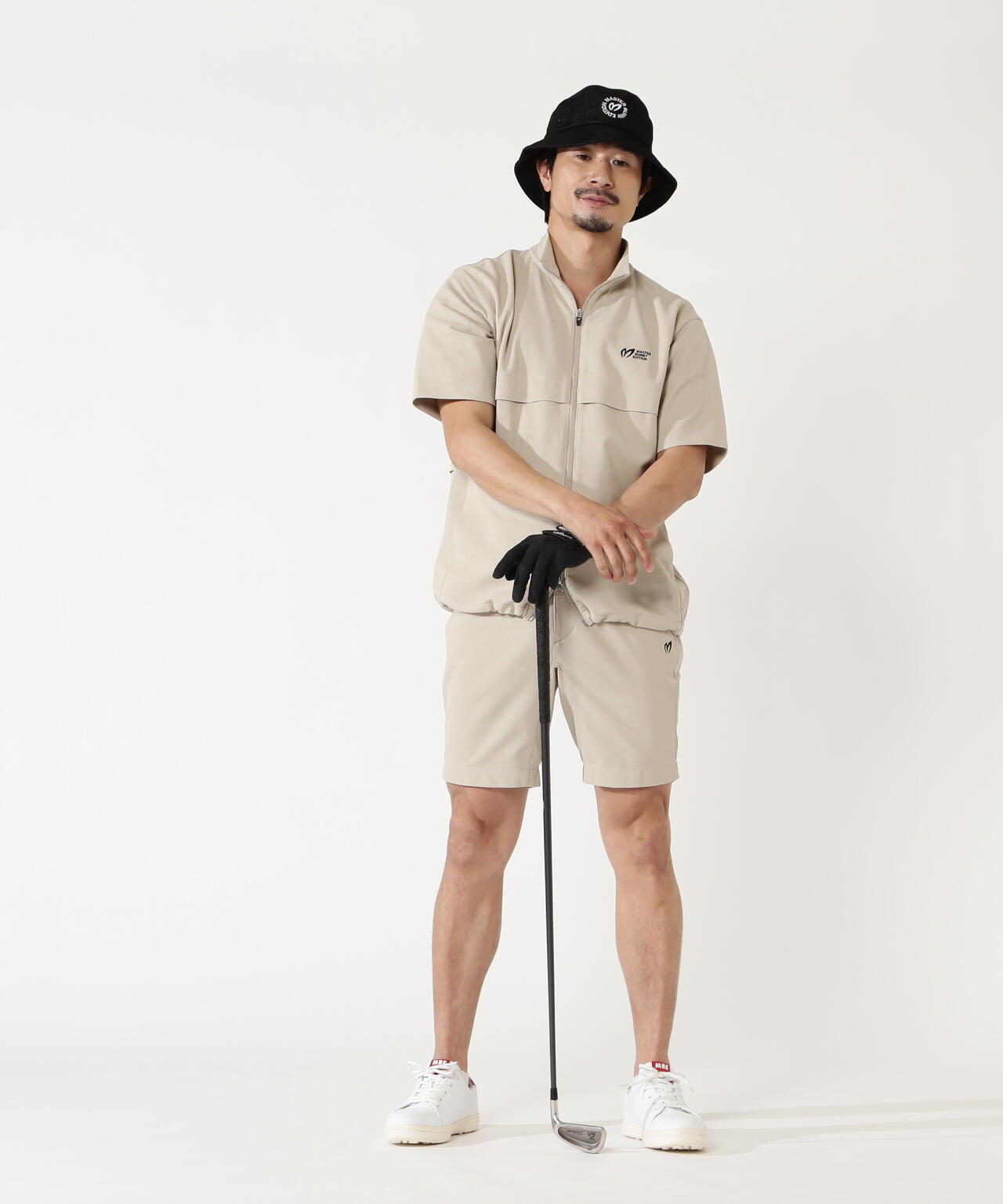 ポリエステルニットドビーショートパンツ