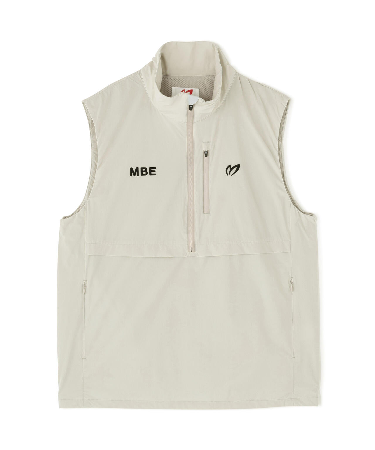 カジナイロンストレッチハーフジップアップベスト